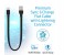 Promate LinkMate-LTS Premium Sync & Charge 20CM Flat Cable with Lightning Connector - Black 2 in UAE