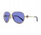 Chopard SCHB23S 0300 Oval Shiny Rose Gold Frame & Blue Mirrored Sunglasses for Women 1 in OMAN