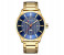 Curren 8316 Steel Belt Calendar Week Quartz Watch For Men Gold And Blue 1 in OMAN