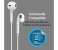Promate Gearpod-Is2 Lightweight High-Performance Stereo Earphones, White 5 in UAE