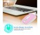 Promate Clix-3 2.4Ghz USB Wireless Ergonomic Mouse with Precision Scrolling, Pink 7 in UAE