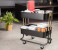 Royalford RF9211 Storage Home Rack With Wheel - Black & Gold 2 in OMAN