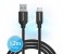 Promate UniLink-CAF USB-C to USB 3.0 Type-A Data and Charging Cable - Black 9 in UAE