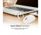Promate Clix-1 2.4Ghz Optical Wireless Mouse with Nano Bluetooth USB Receiver, White 7 in OMAN