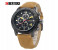 Curren 8190 Casual Analog Quartz Watch For Men Black And Brown 1 in UAE