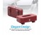 Promate TissueBox PU Leather Clip Car Sun Visor Tissue Box Holder for Facial Tissue & Other Napkin Papers - Red 2 in KSA