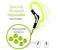 Promate Snazzy Premium In Ear Noise Isolating Sweatproof Earhook Earphone with Copper Cable, Green 3 in OMAN