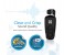 Promate Retrax-2 Bluetooth Headset Stereo Retractable Earphone with Clip-On Multi-Point Wireless Headset, Black 3 in UAE