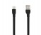 Promate LinkMate-LTS Premium Sync & Charge 20CM Flat Cable with Lightning Connector - Black 1 in UAE