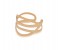 5 Pieces 18K Gold Plated Italy Design Ring Set 31645 5 in UAE