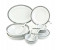 Royalford RF6723 27 Pieces Melamine Ware Dinner Set - White & Grey 1 in UAE