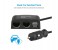 Promate CMS-5 2 Way Multi Socket Car DC Outlet Splitter with Dual USB Ports, Black 2 in OMAN