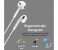 Promate Gearpod-Is2 Lightweight High-Performance Stereo Earphones, White 2 in UAE