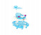 Baby Plus BP8313 Baby Walker - Blue 1 in UAE
