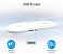 Promate AuraBase-2 Dual Fast Wireless 3 in1 Charger Pad for iPhone - White 4 in UAE