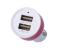 Universal Multi-Color 2 Port USB Car Charger 3 in UAE