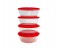 Epsilon EN3577 Eazy Buckle Fresh Round Container 4pc set 1 in UAE