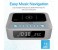 Promate Timebase-1 Multi-Function Stereo Wireless Speaker and Charging Station - Silver 4 in OMAN