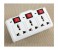 3 Way Extension Socket Plug with Switch and Led Indicator ZE32 White 2 in OMAN