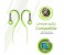 Promate Natty Universal Sporty Over the Ear Gear Buds Headphone with Noise Cancelling, Green 5 in UAE