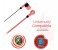 Promate Swish Universal Trendy Stereo Earphone with Noise Isolation, Pink 5 in UAE