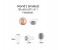 Promate Halo Lightweight Universal Wireless Mono Earphone, White 8 in UAE