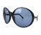 Emilio Pucci EP 30 01V Oversize Black Frame & Blue Mirrored Sunglasses for Women 3 in UAE