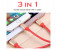 Zooni 3in1 Charging Cable Micro USB2.0 ,Type C Male To USB, Lightning To USB 6 in UAE