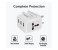 Promate MyCharge-UK Heavy Duty USB Wall Charger with SmartPhone Docket, White 6 in UAE