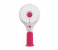 Geepas GF9617 7 Watts ABS Rechargeable Mini Fan - Rose Red 1 in UAE