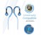 Promate Natty Universal Sporty Over the Ear Gear Buds Headphone with Noise Cancelling, Blue 5 in UAE