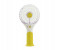 Geepas GF9617 7 Watts ABS Rechargeable Mini Fan - Yellow 1 in UAE