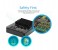 Promate Terminal.UK Ultra Fast USB Charging Station with Universal Power Socket & Stand, Black 4 in UAE