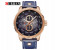 Curren 8206 Casual Analog Quartz Watch For Men Blue 1 in UAE