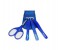 Tips & Toes TT-271BL Manicure Kit Set of 4 Pieces, Blue 1 in UAE