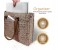Promate Nicole 15 inch Premium Trendy Ladies Tote Bag for Laptop with Multiple Pockets, Brown 4 in UAE