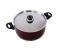 Royalford RF391C26 26 cm Non-Stick Cooking Pot - Maroon 3 in UAE
