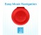 Promate Silox Wireless Hi-Fi Stereo Speaker with Handsfree Function for Outdoor & Indoor - Red 2 in UAE