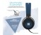 Promate Boom Over the Ear Wired Headset with Noise Cancellation, Blue 4 in OMAN