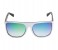 Guess GU 6837 21X Trapezoid White Frame & Mirror Green Mirrored Sunglasses for Men 1 in OMAN