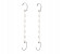 RoyalFord RFU9043 2 Pieces Metal Magic Hanger Set - Silver 2 in OMAN