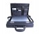 Para John PJSC8904B Gun Color Metal Fitting PVC Suitcase - Black 3 in UAE
