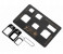 Cmzwt Ultra Thin 6 in 1 SIM Card Holder, 3 Sim Card Converters and Sim Tray Remover Container SCH61 Multicolor 5 in UAE