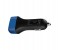 Promate Trica Ultra Fast Lightweight Universal Car Charger with 3 Port USB, Blue 3 in UAE