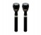 Geepas Torch CO3854+3854 Combo 227MM Rechargeable LED Flashlight - Set of 2, Black 1 in UAE