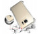 ABS Crystal Clear Reinforced Corners Shock Absorption Protection TPU Case for Samsung S8 ASPCS8 Transparent 4 in UAE