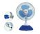 Geepas GF9608 6-inch 2 in 1 2 Speed Table Fan with Clip - White & Blue 2 in UAE