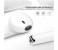 Single Mono Wireless Bluetooth Earphone with Charging Case XS White 5 in UAE