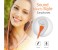 Promate Lacey Flat Trendy Tangle Free Lace Design Headphones with Built-in Microphone, Orange 3 in UAE