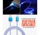 Fashionable LED Smart Quick Charge Micro USB To USB Data Cable For Android Devices, UDC233 Assorted 1 in OMAN